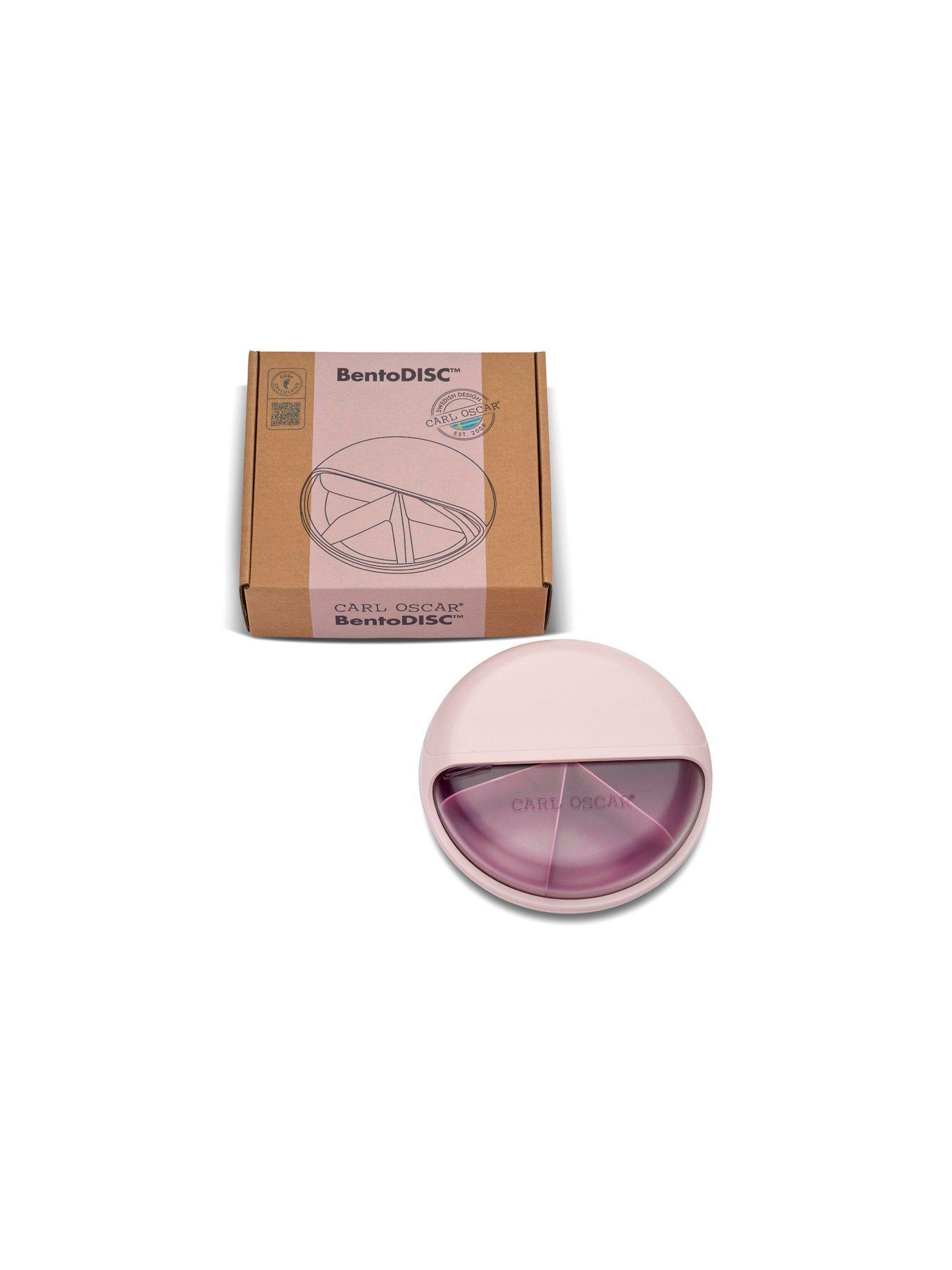 TUPPER-CAJA ALMUERZO BENTO DISC PINK