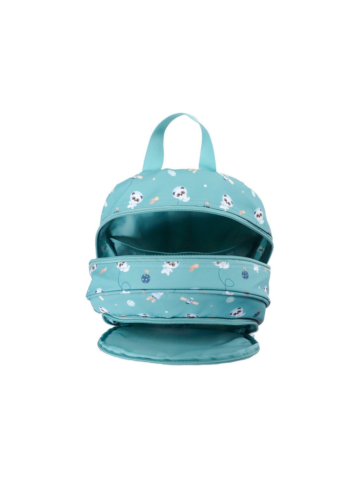 MOCHILA MEDIANA PANDAS IN SPACE Tutete KIDSME
