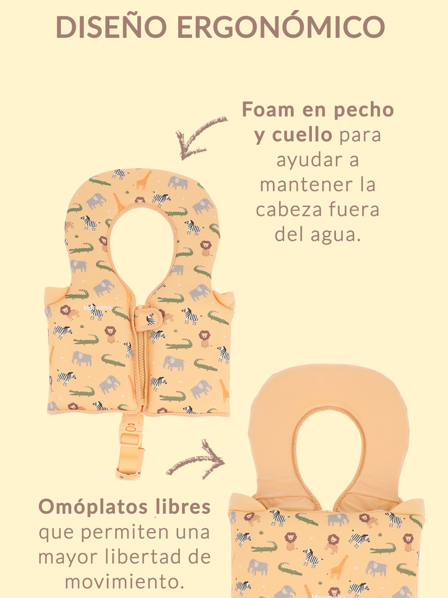 CHALECO FLOTADOR APRENDIZAJE WHALE TEAL 1-2 AÑOS
