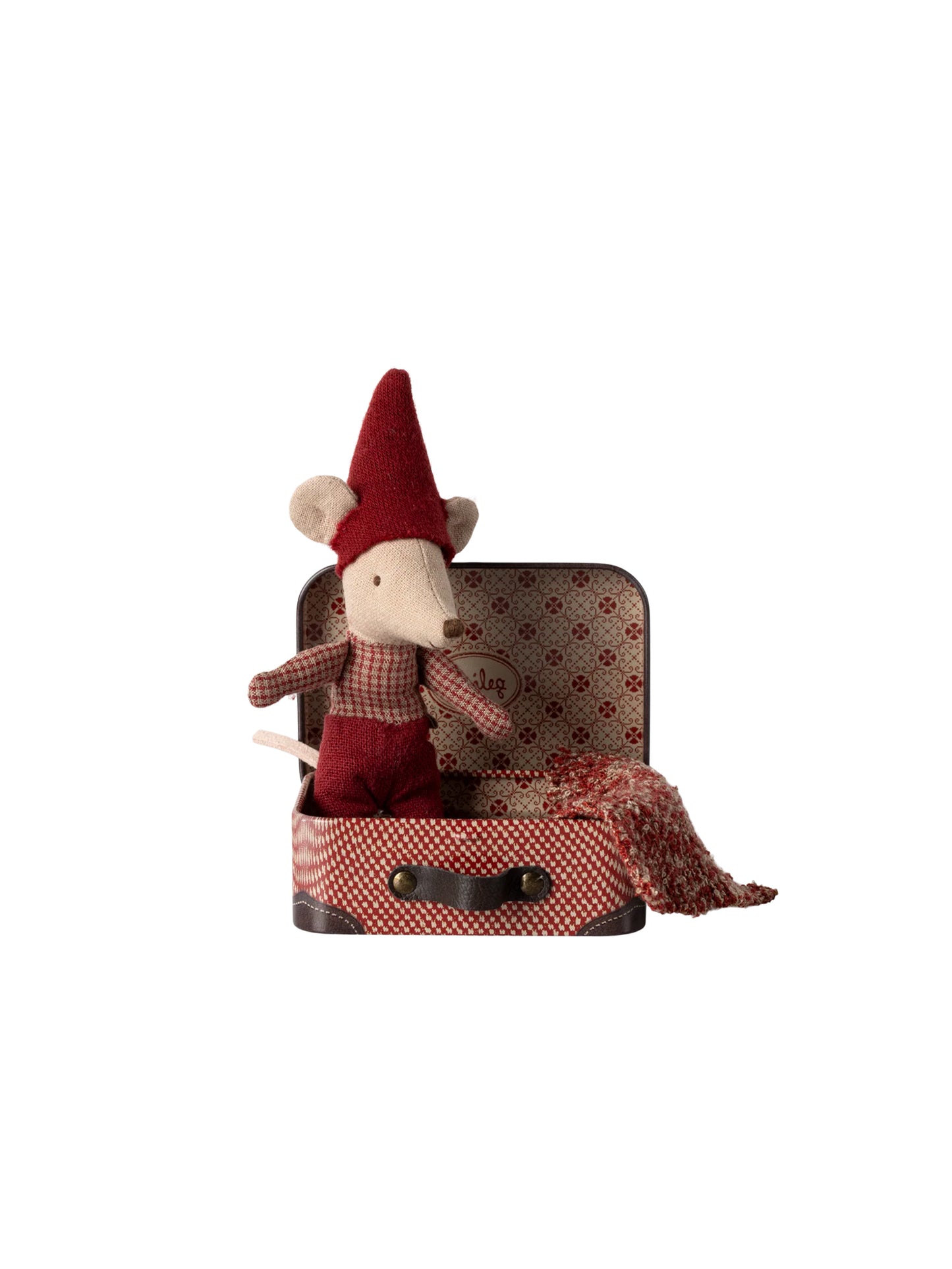 MAILEG CHRISTMAS SUITCASE BABY MOUSE