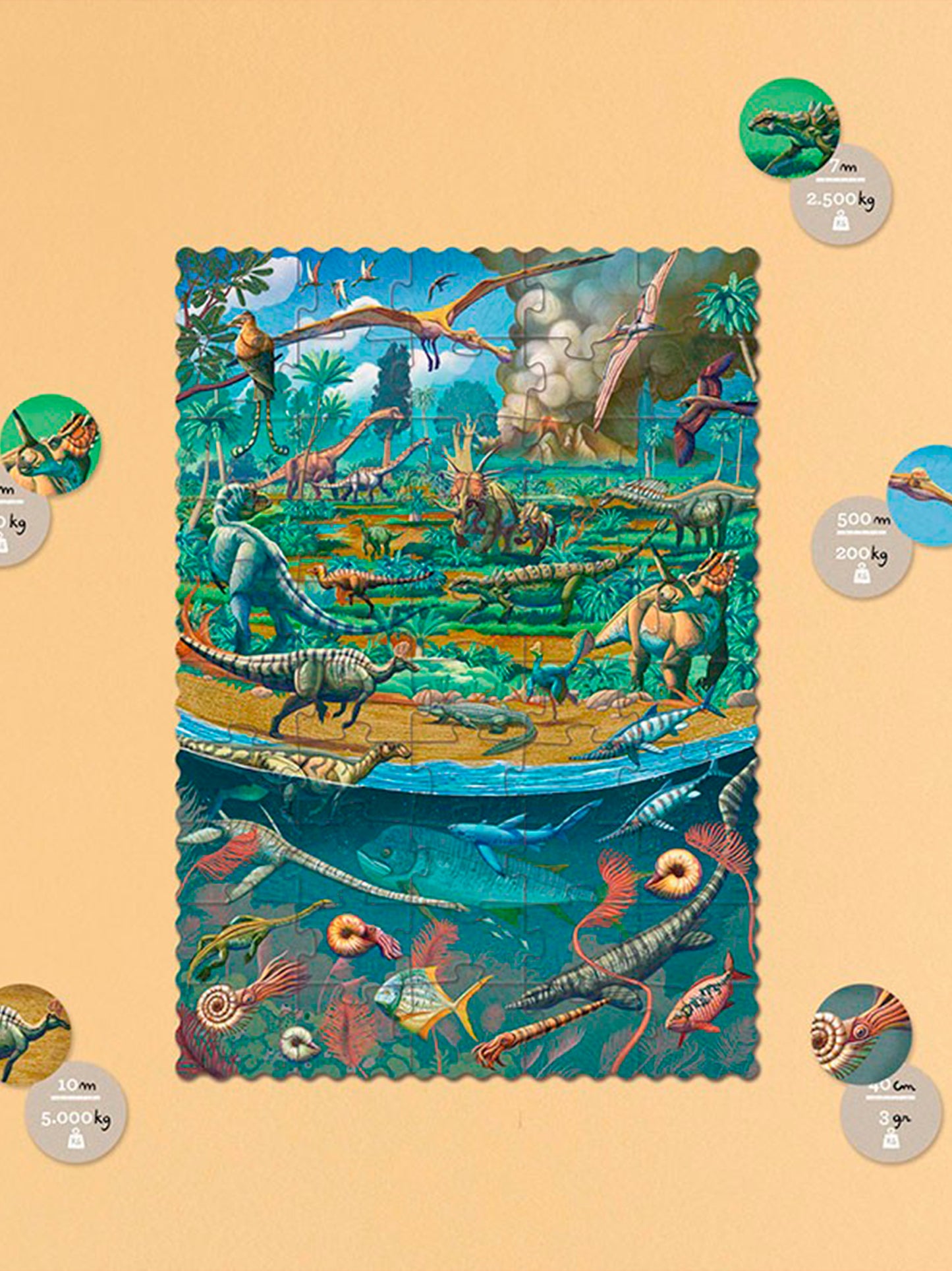 TINY PUZZLE DINOSAURS