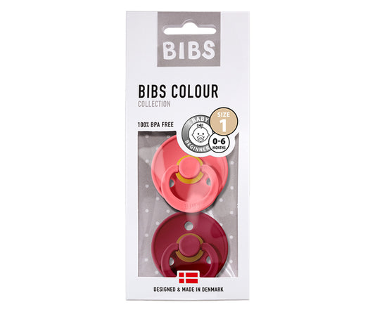 PACK 2 CHUPETES BIBS MUSTARD- DARK DENIM 2 TALLAS BIBS KIDSME