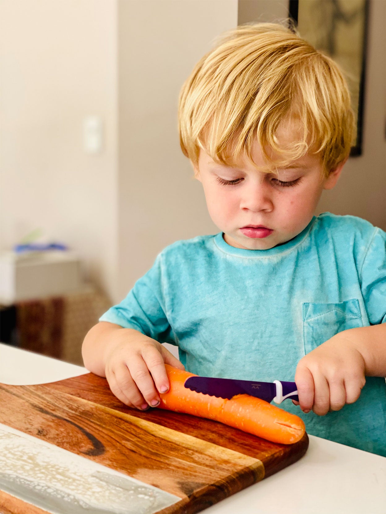CUCHILLO INFANTIL LILA Kiddikutter KIDSME