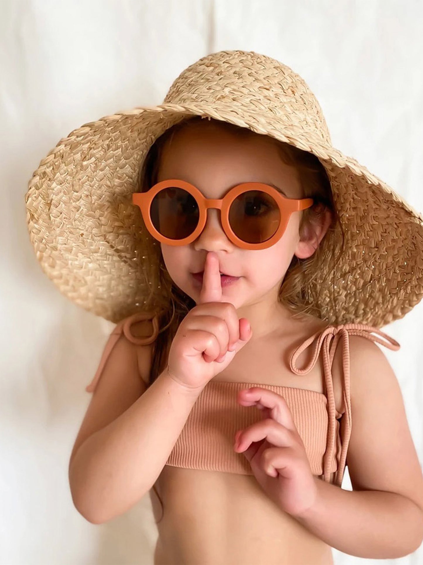 GAFAS DE SOL SOSTENIBLES SUNNIES SHELL ROSA Grech & Co. KIDSME