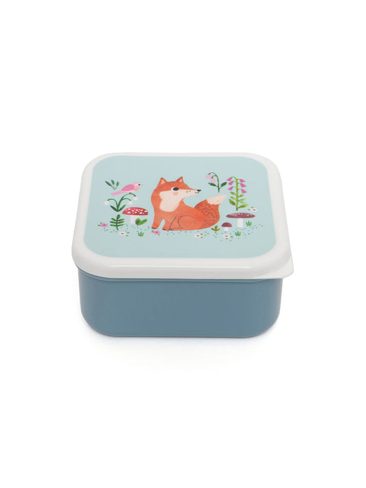3 CAJAS DE ALMUERZO WOODLAND STONE BLUE Petit Monkey KIDSME