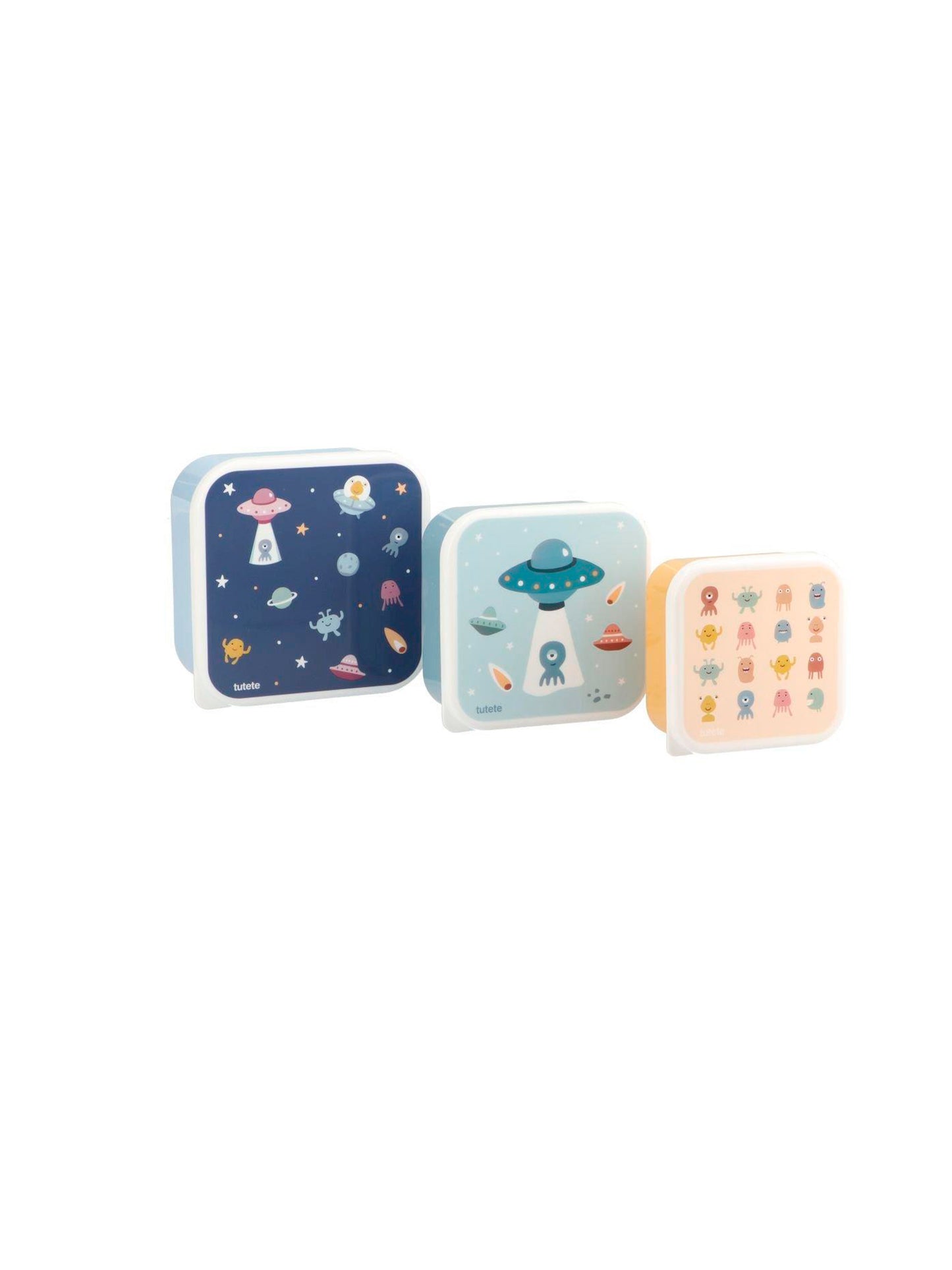 3 TUPPER - CAJA DE ALMUERZO THE MARTIANS Tutete KIDSME