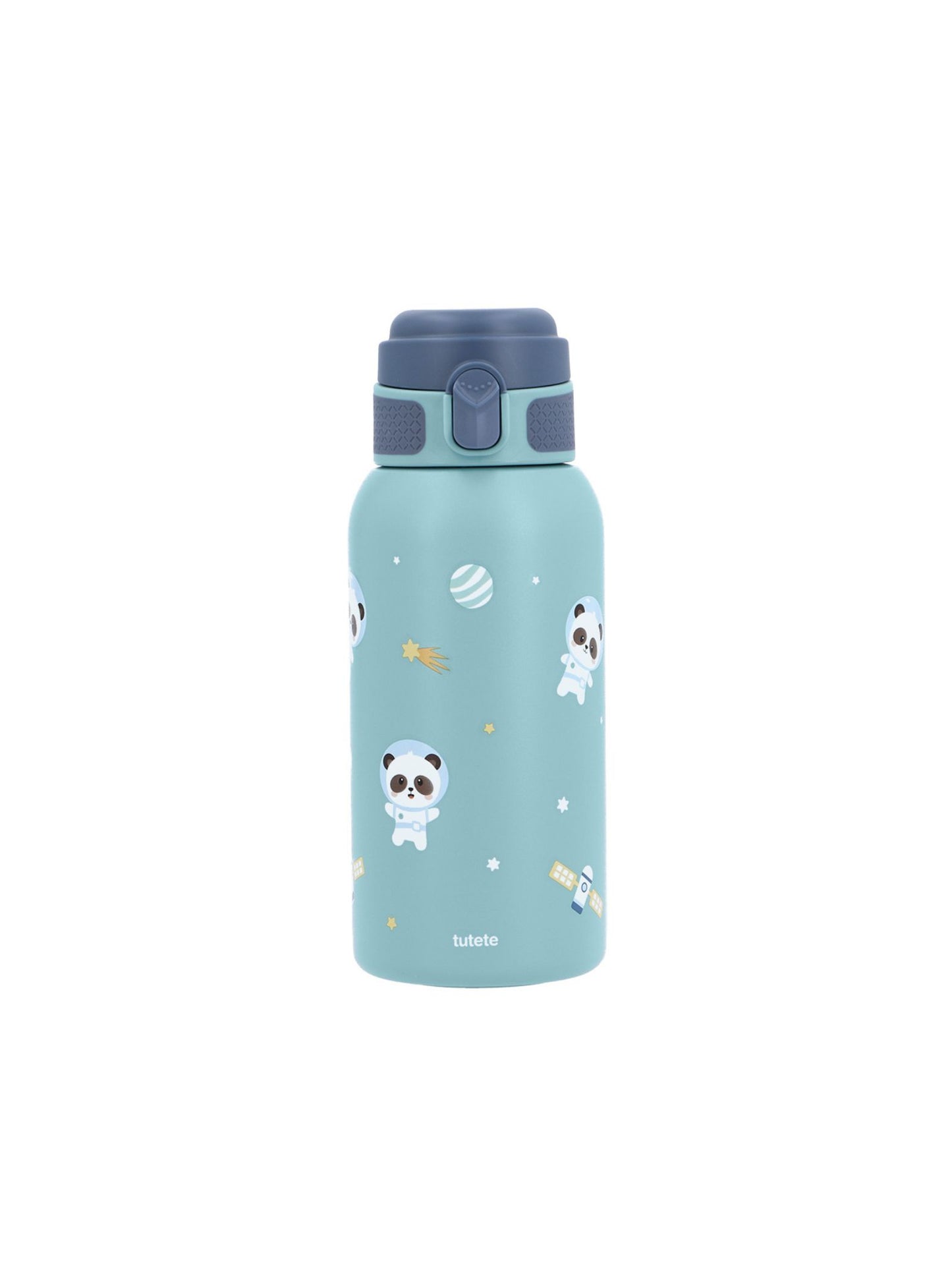 BOTELLA ACERO TÉRMICA PANDAS IN SPACE 500ml Tutete KIDSME