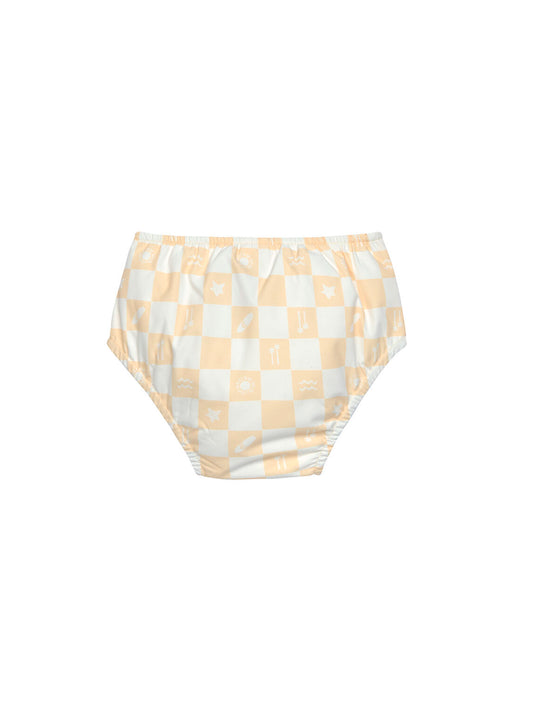 BAÑADOR PAÑAL PATTERN VANILLA