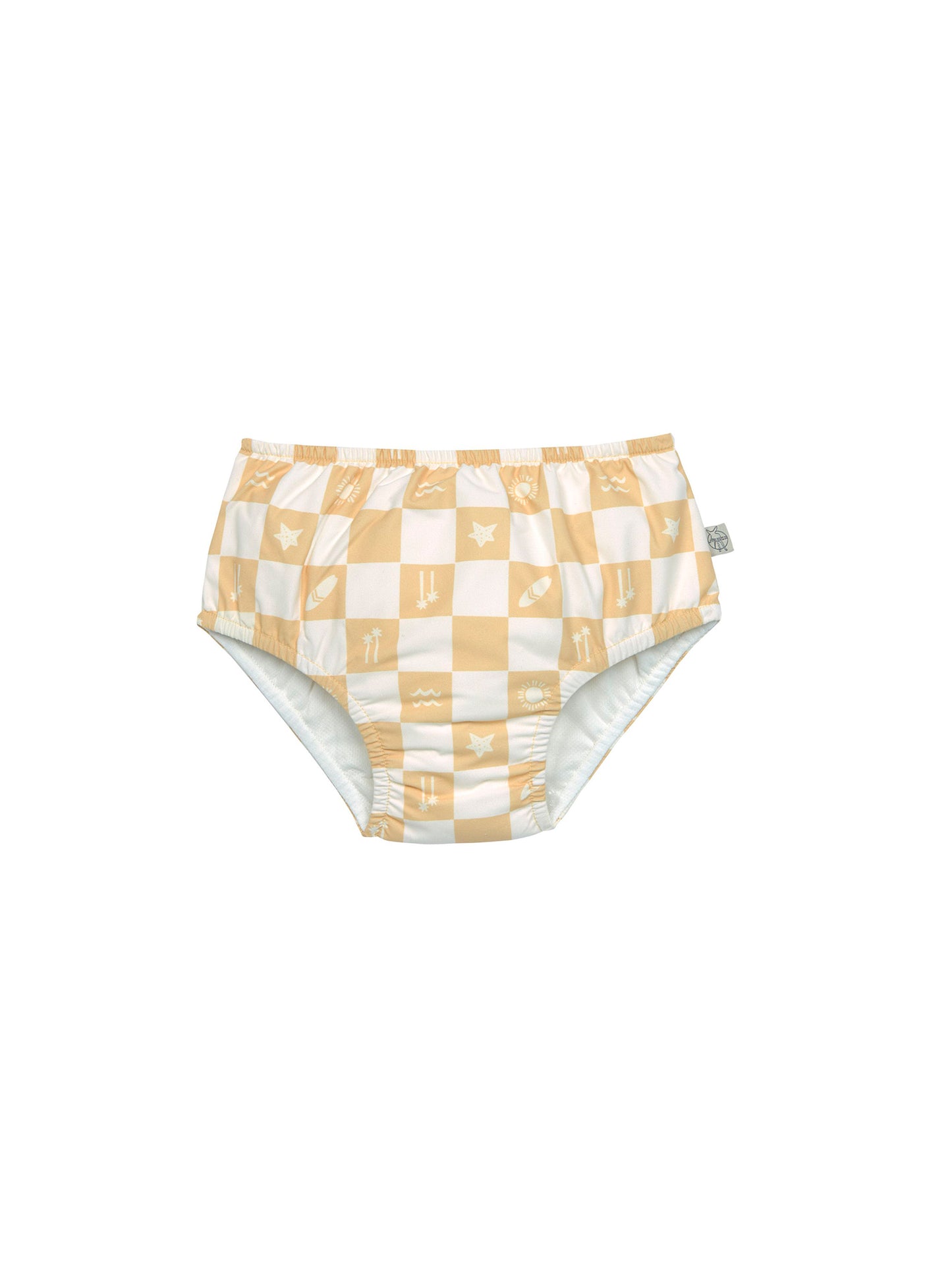 BAÑADOR PAÑAL PATTERN VANILLA