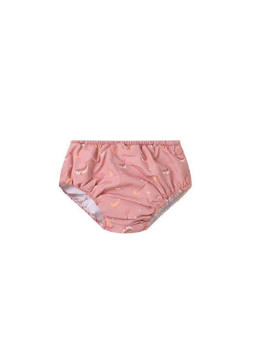 BAÑADOR PAÑAL VOLANTES PROTECCIÓN SOLAR WHALE PINK