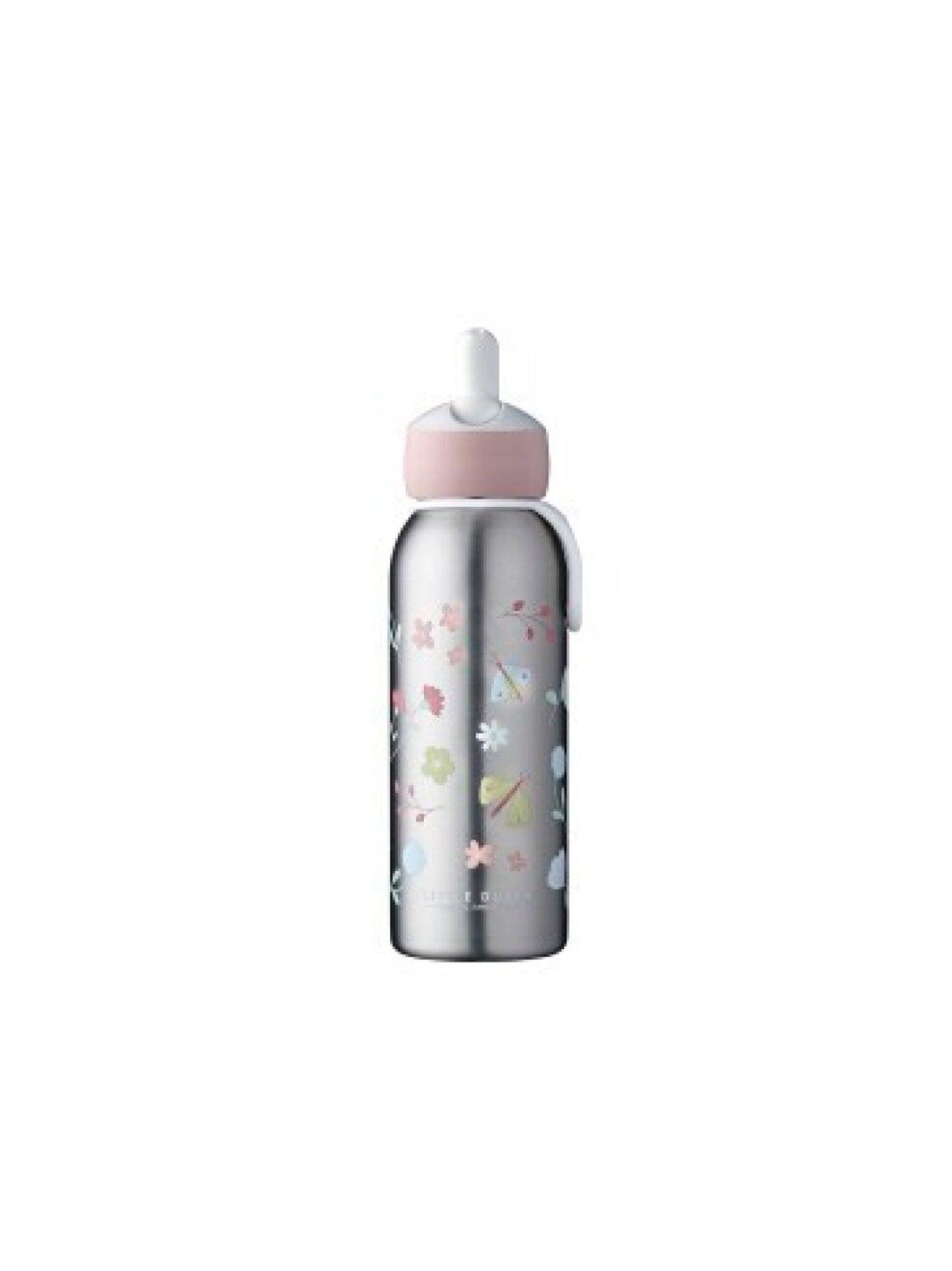 BOTELLA ISOTÉRMICA FLIP-UP 350 ML FLORES Little dutch KIDSME