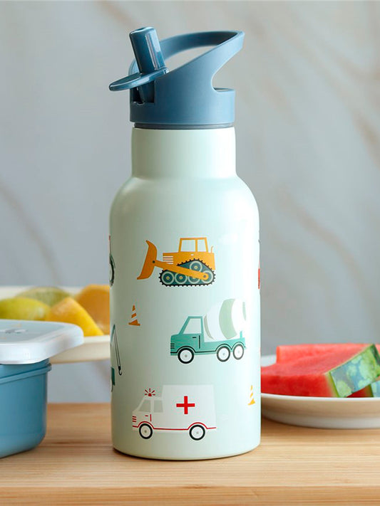 BOTELLA TÉRMICA ACERO VEHÍCULOS 350 ml.