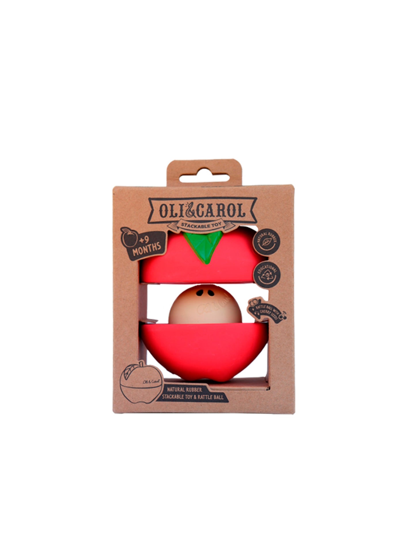 SONAJERO JUGUETE APILABLE MANZANA