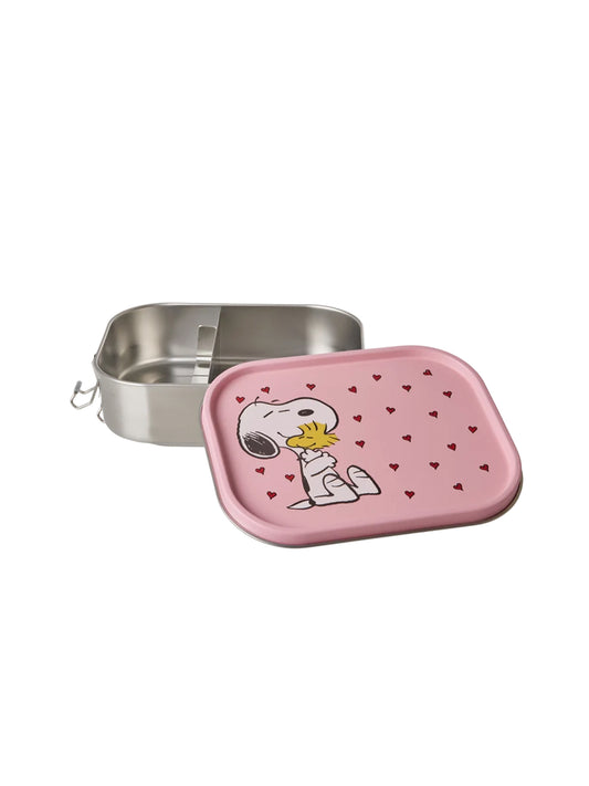 CAJA DE ALMUERZO GRANDE SNOOPY PINK