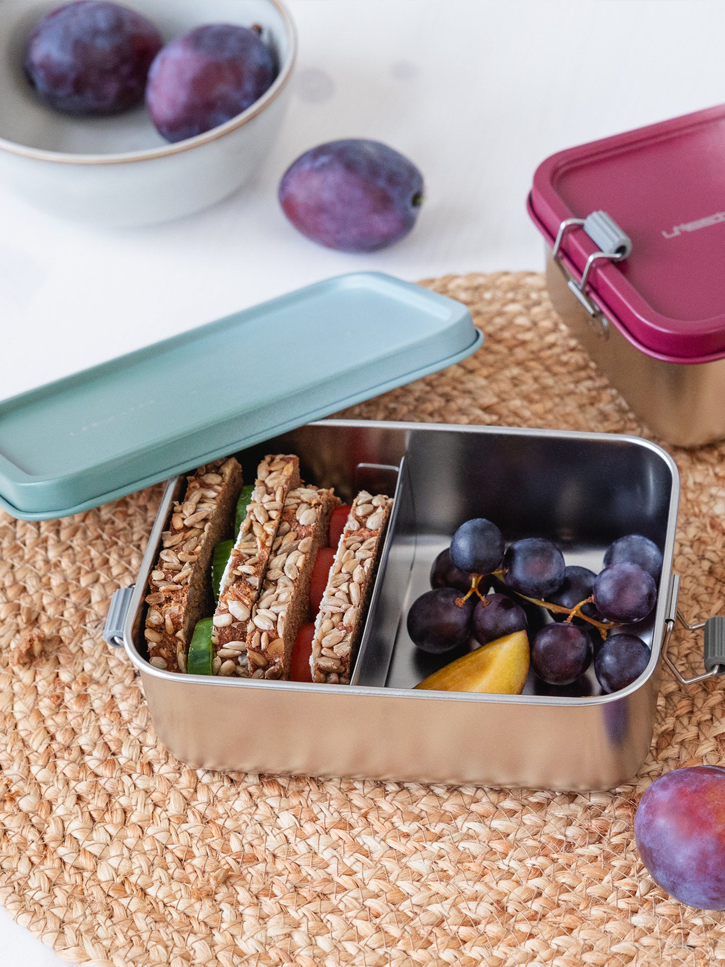 TUPPER-STAINLESS STEEL LUNCH BOX ADVENTURE TIPI