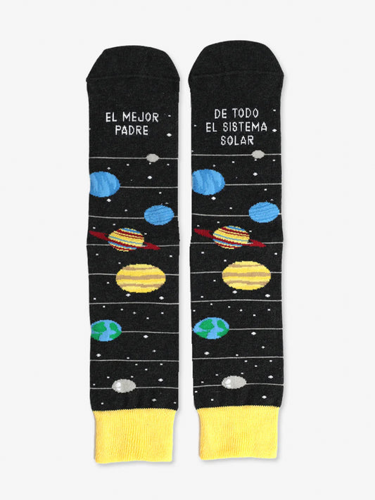 CALCETINES "EL MEJOR PADRE, DE TODO EL SISTEMA SOLAR"
