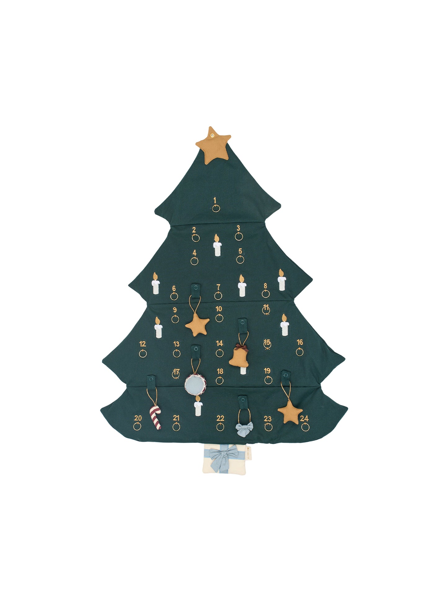 CALENDARIO ADVIENTO BORDADO CHRISTMAS THREE
