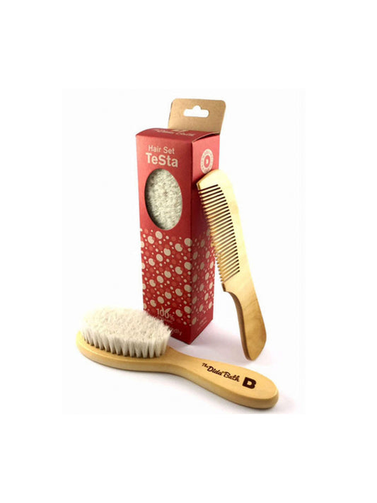 CEPILLO Y PEINE DE MADERA NATURAL The dida world KIDSME