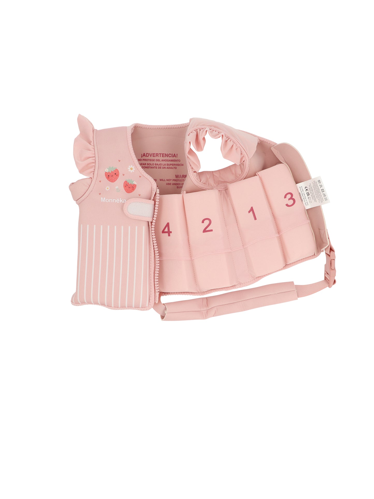 CHALECO FLOTADOR APRENDIZAJE STRAWBERRIES 3-6 AÑOS