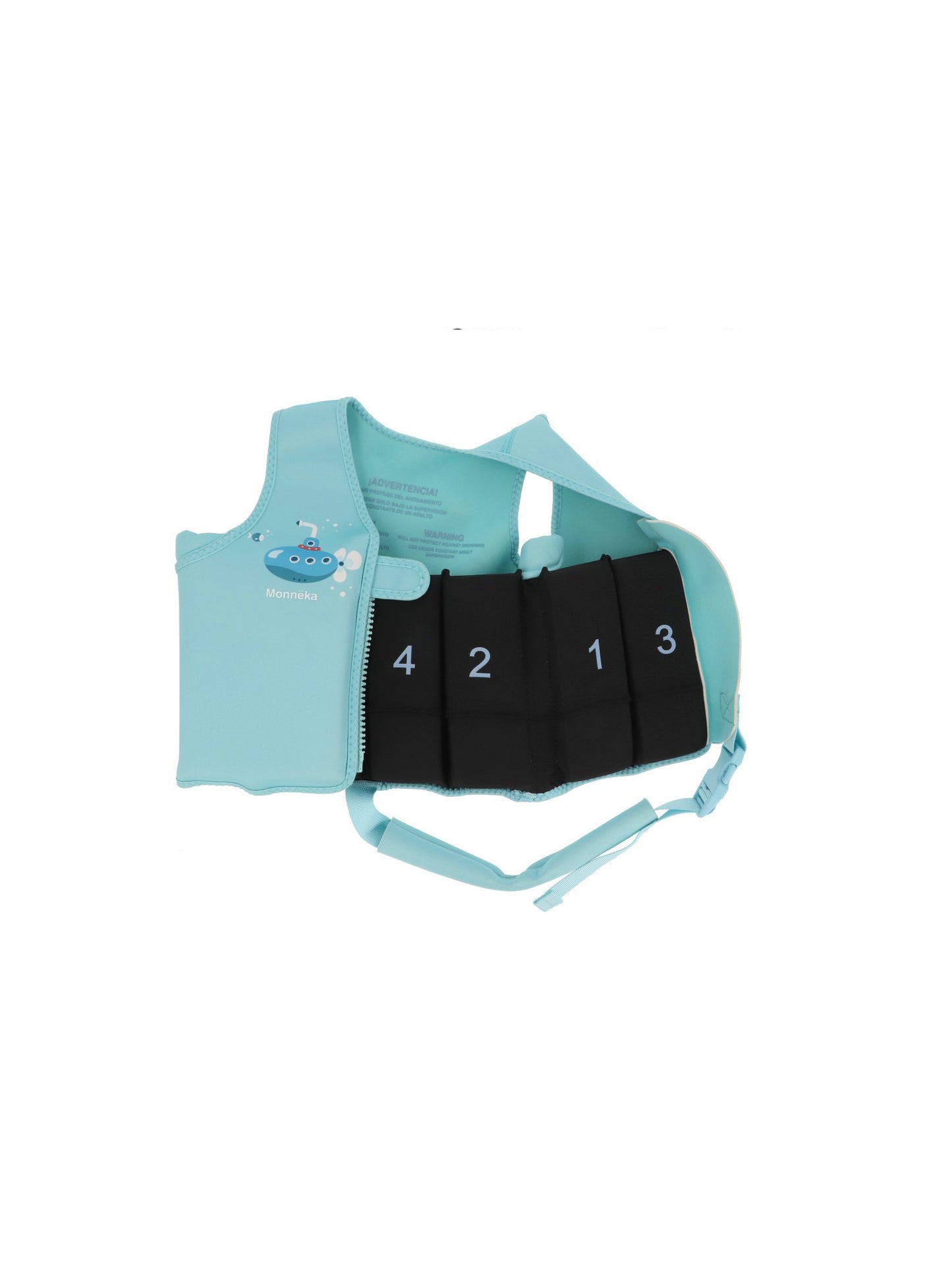 CHALECO FLOTADOR APRENDIZAJE SUBMARINE 3-6 AÑOS Monneka KIDSME