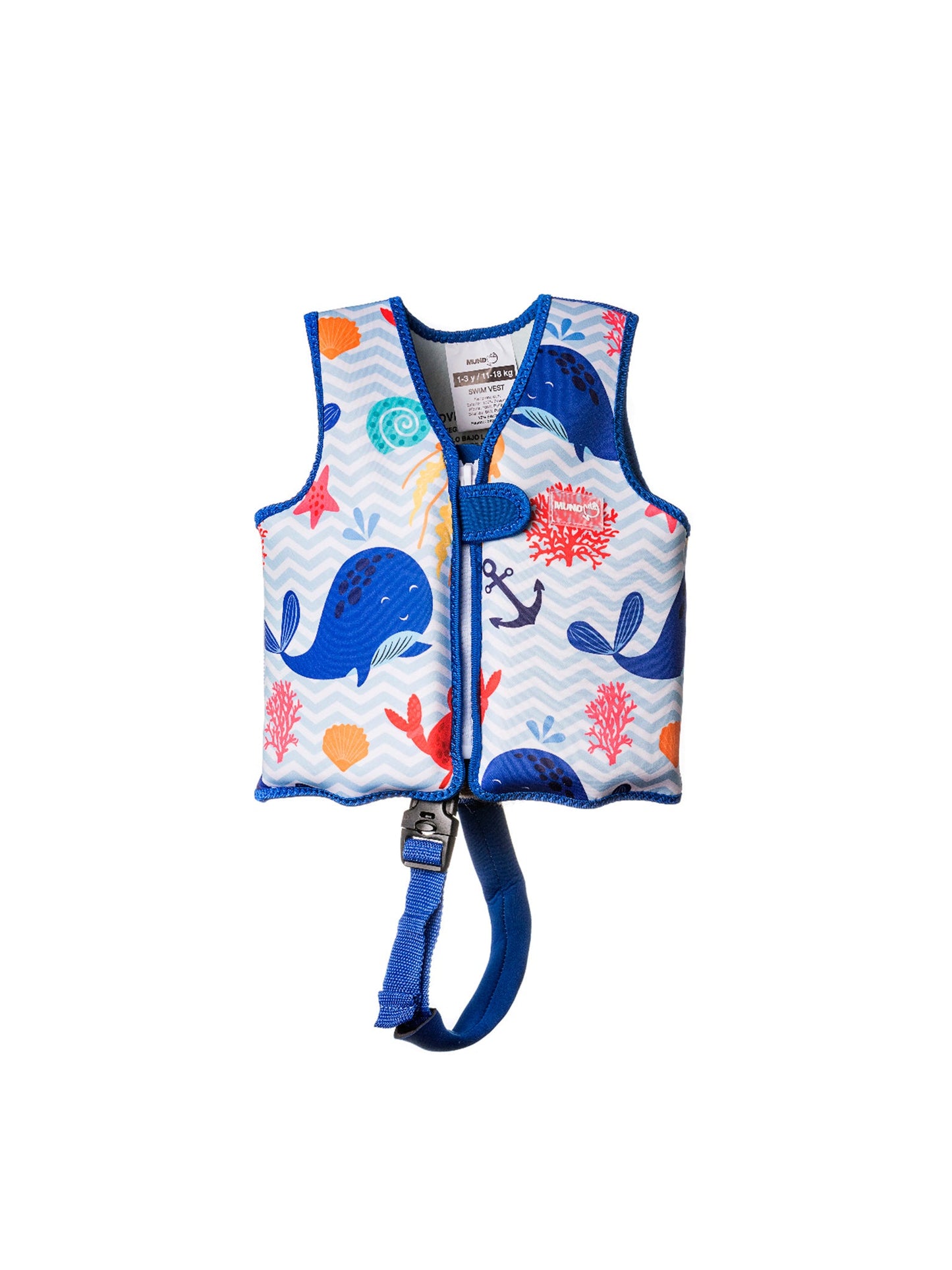 CHALECO FLOTADOR BALLENAS 5 A 9 AÑOS Mundo Petit KIDSME