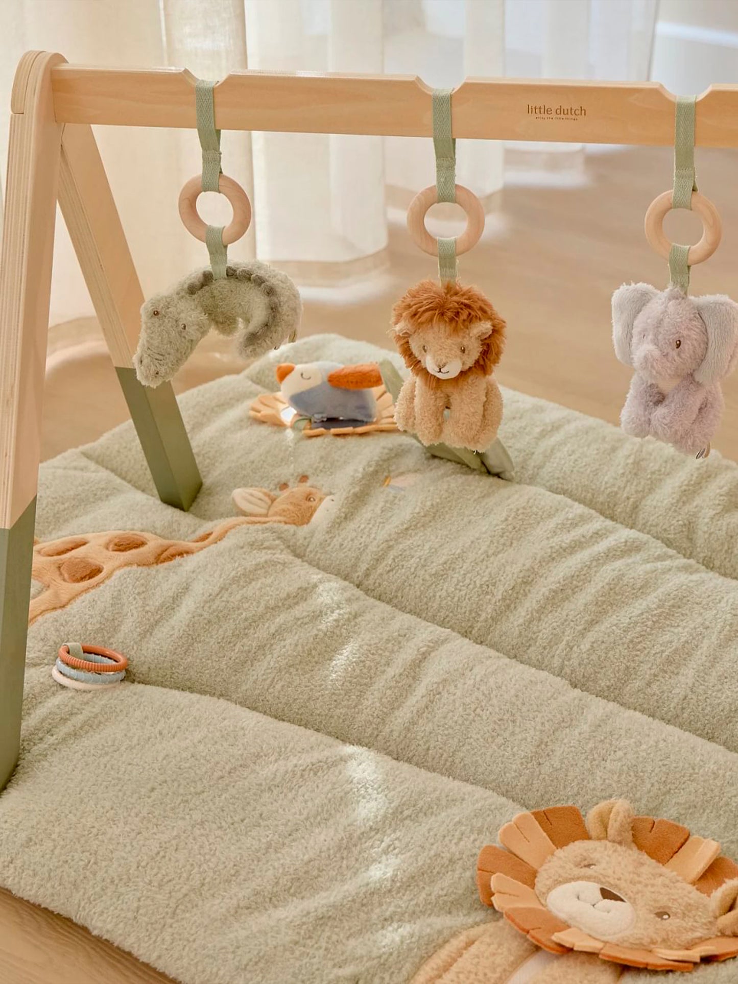 BABY GYM MADERA SAFARI FRIENDS