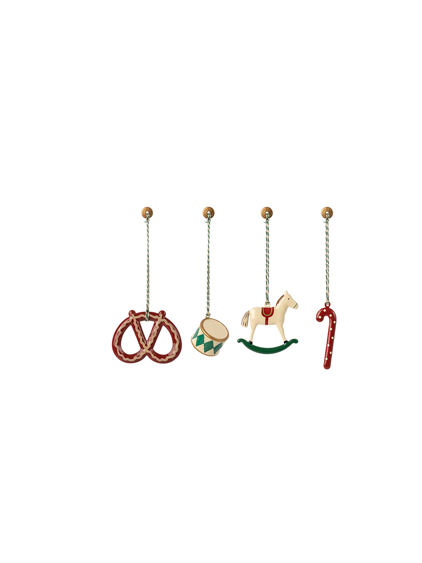 PETER'S CHRISTMAS METAL ORNAMENT SET
