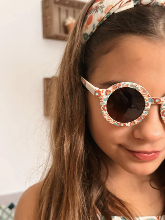 GAFAS DE SOL ORIGINAL ROUND IN BLOOM Grech & Co. KIDSME