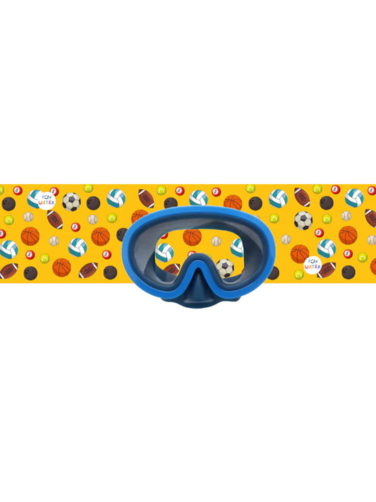 GAFAS MÁSCARA TURBANTE DEPORTES AZUL