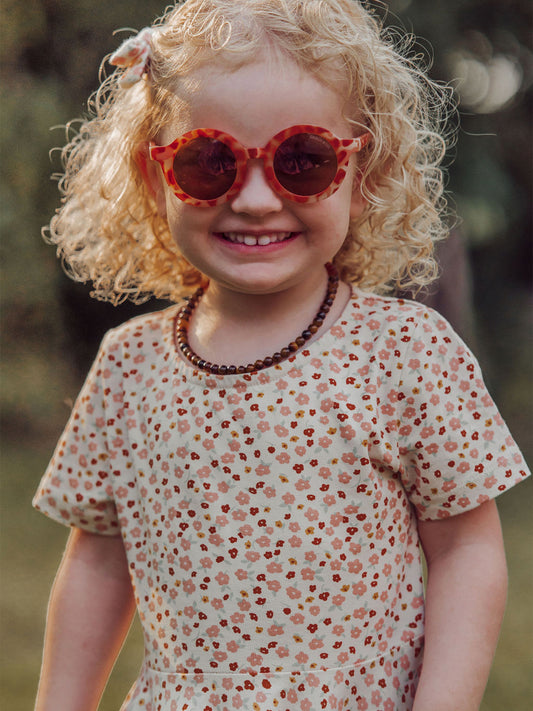 GAFAS DE SOL ORIGINAL ROUND SUNSET TORTOISE Grech & Co. KIDSME