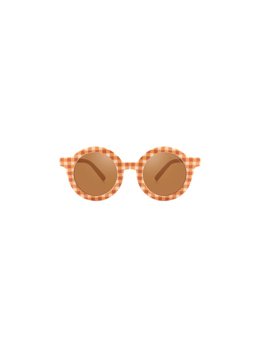 GAFAS DE SOL ORIGINAL ROUND SIENNA GINGHAM Grech & Co. KIDSME