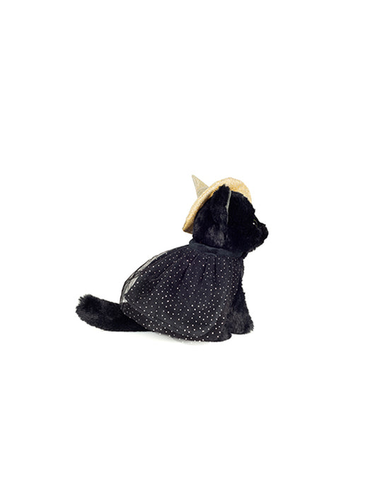 GATO CON CAPA HALLOWEEN