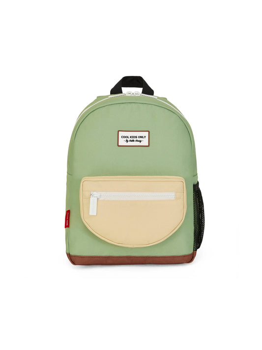 MOCHILA GRANDE PLÁSTICO RECICLADO PISTACHE