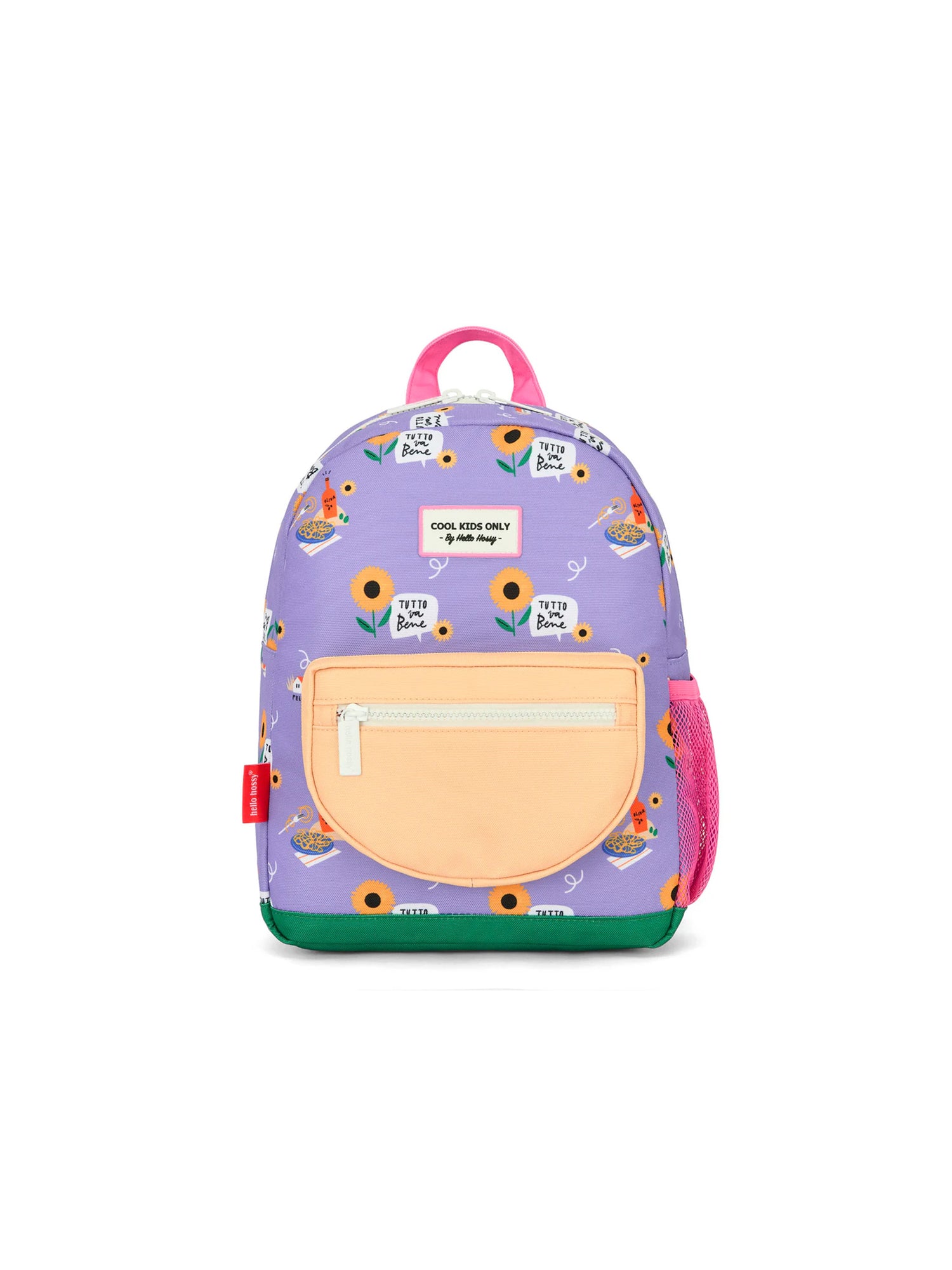 MOCHILA MINI PLÁSTICO RECICLADO SUNFLOWER Hello Hossy KIDSME