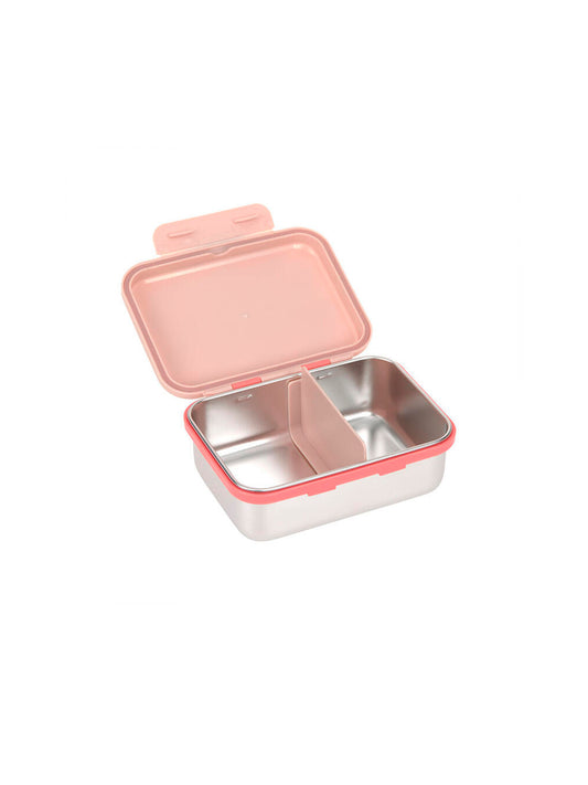TUPPER-CAJA ALMUERZO ACERO INOX EXPLORER PINK