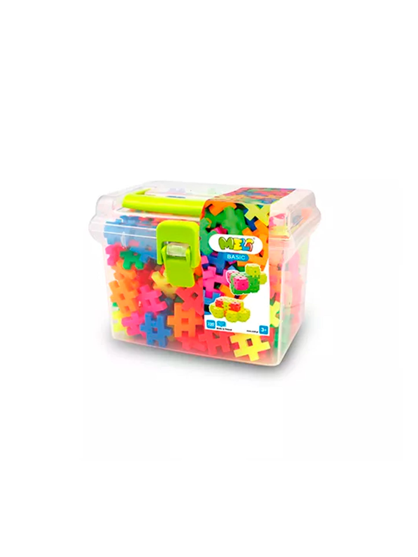 MELI BASIC NEÓN TRAVEL BOX 250 PIEZAS