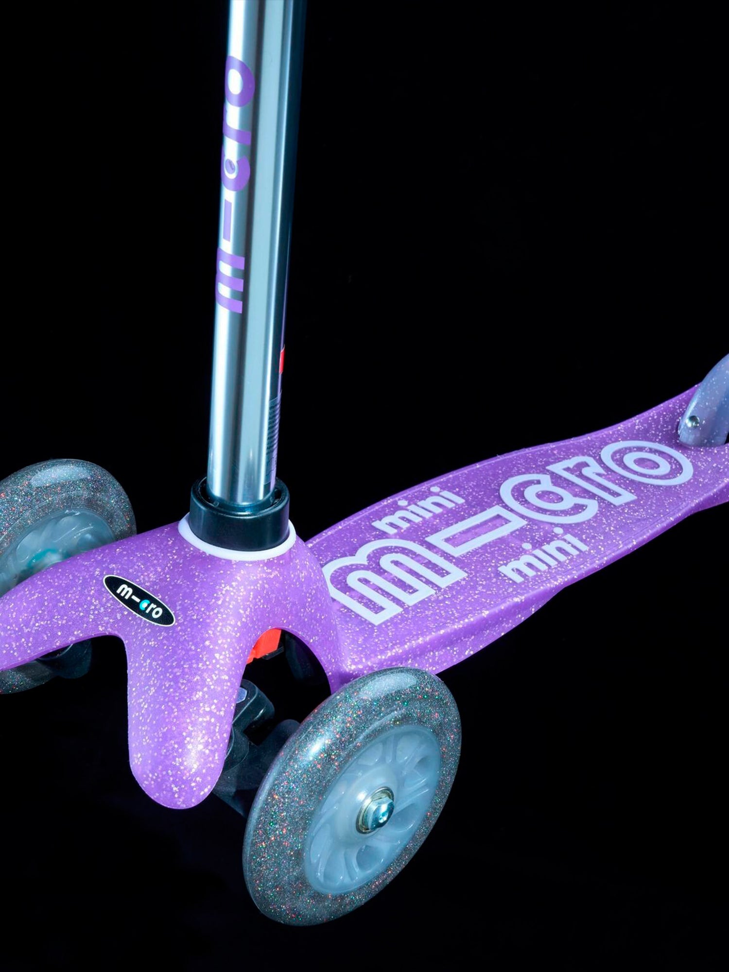 MINI MICRO DELUXE LED GLITTER PURPLE Micro KIDSME