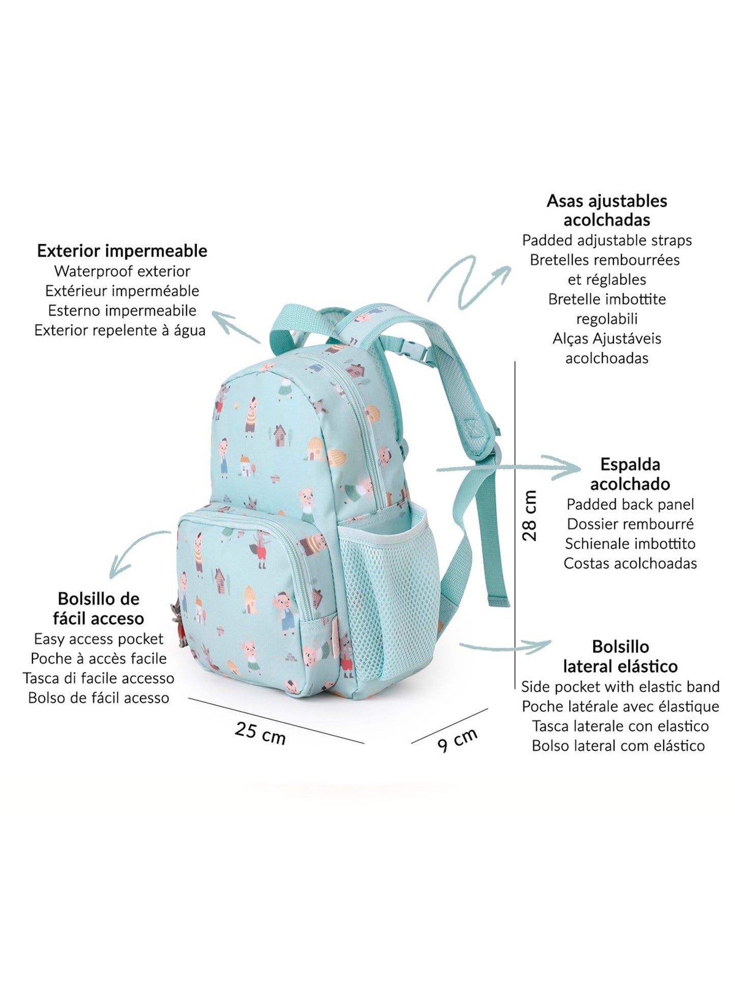 MOCHILA INFANTIL CITY CARS