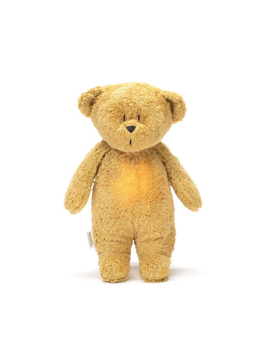 OSO DE PELUCHE LUZ Y SONIDO HONEY NATUR Moonie KIDSME