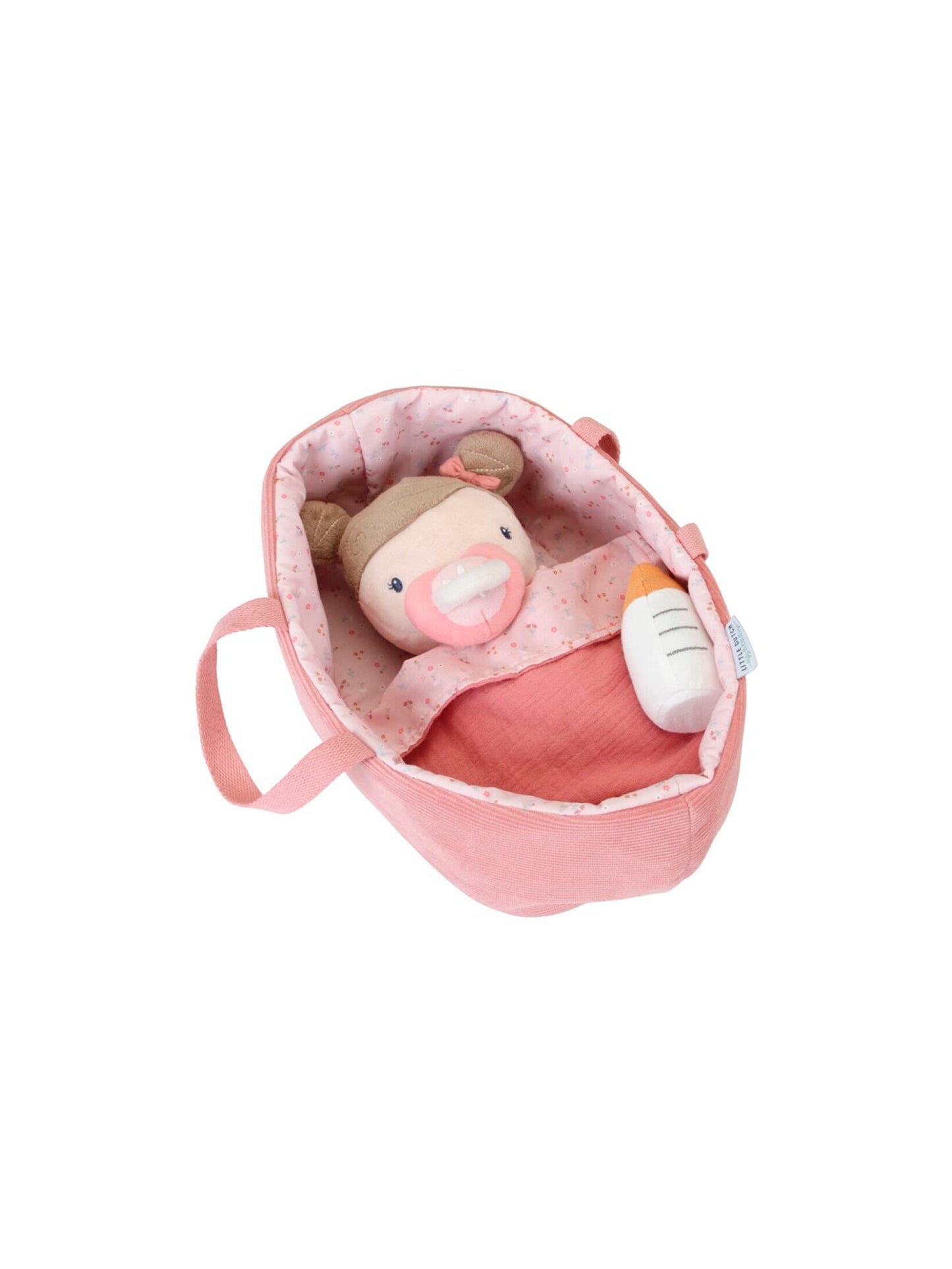 MUÑECA ROSA CON COMPLEMENTOS