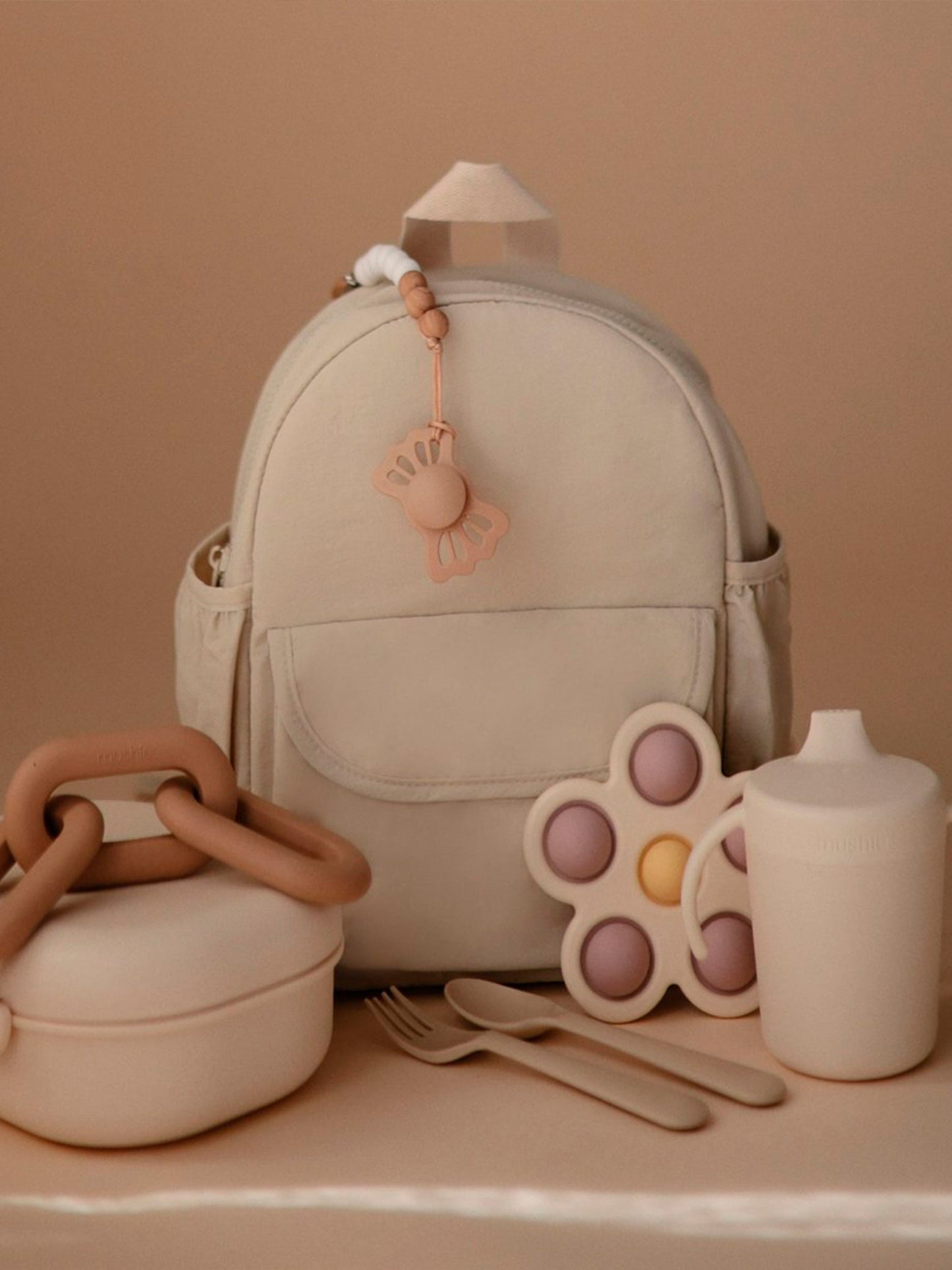 MOCHILA ROMAN GREEN Mushie KIDSME
