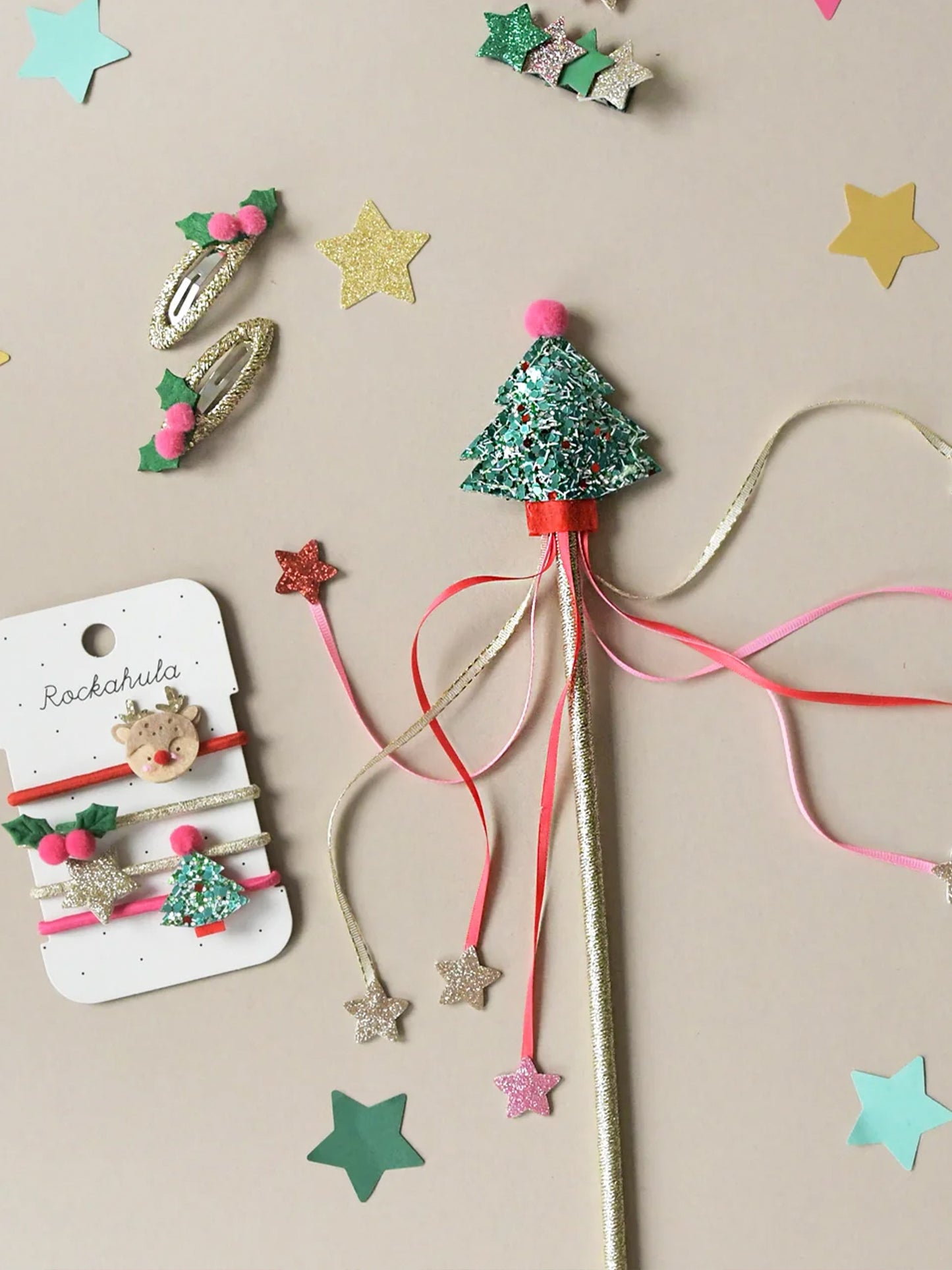 GOMAS DE PELO XMAS TREE Rockahula KIDSME