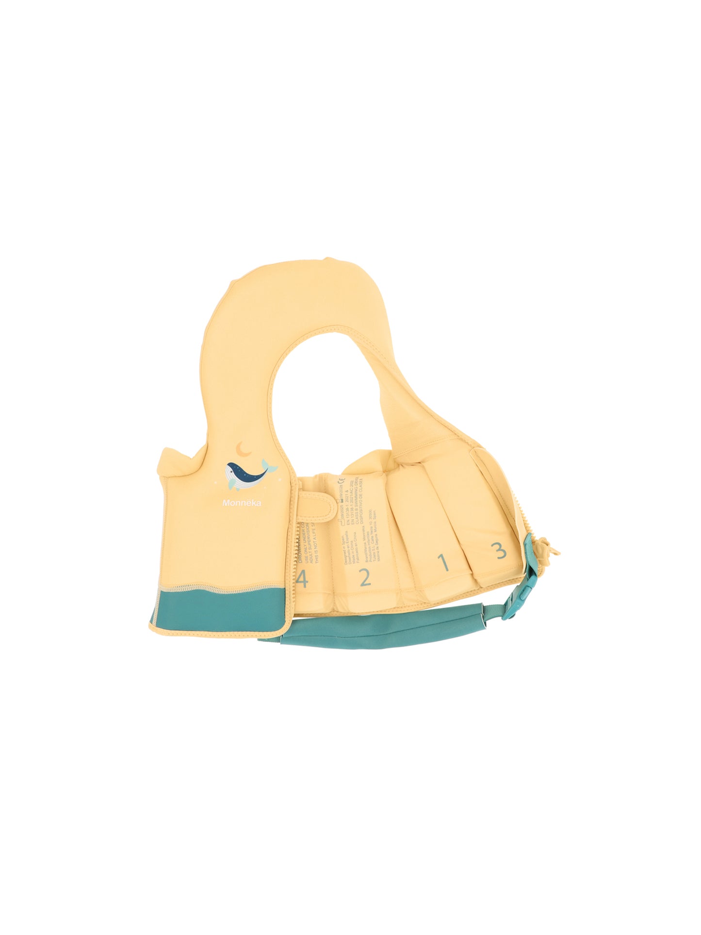 CHALECO FLOTADOR APRENDIZAJE WHALE TEAL 1-2 AÑOS