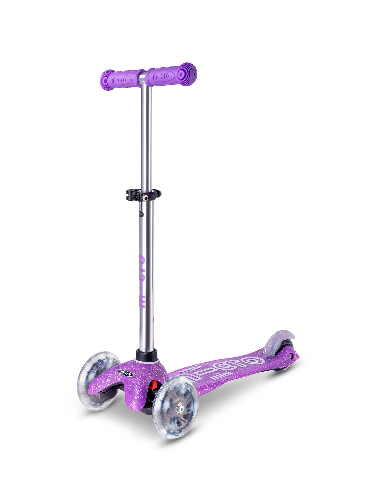 MINI MICRO DELUXE LED GLITTER PURPLE Micro KIDSME