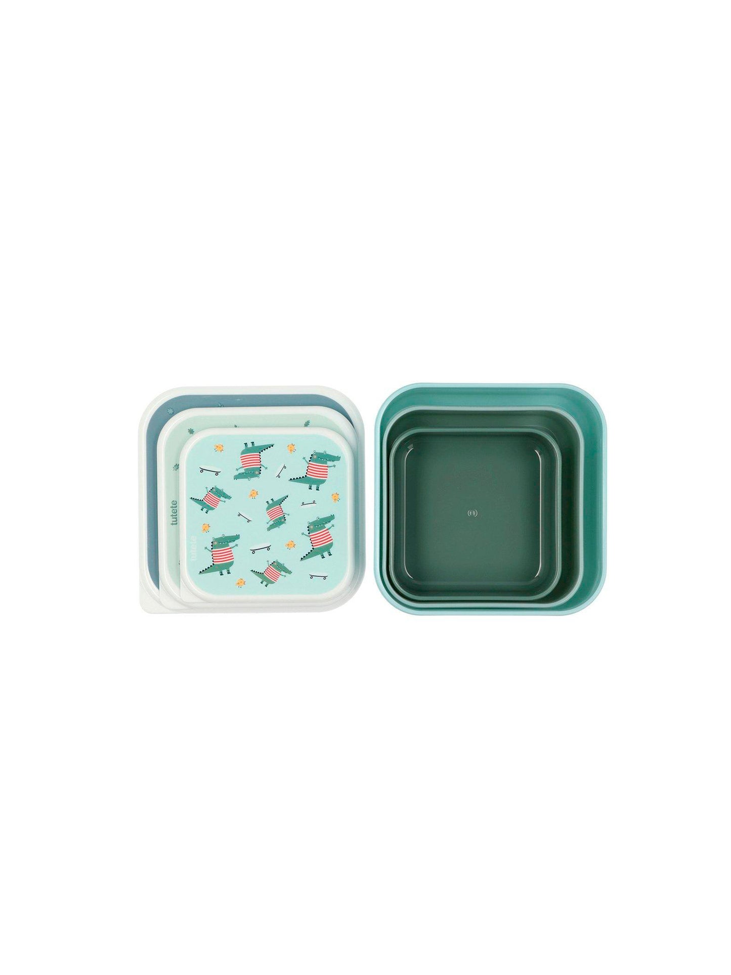 3 TUPPER - CAJA DE ALMUERZO CROC
