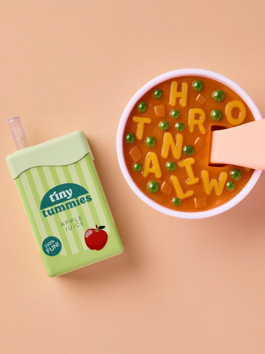 PACK DE ZUMO Y SOPA DE LETRAS Tiny Harlow KIDSME