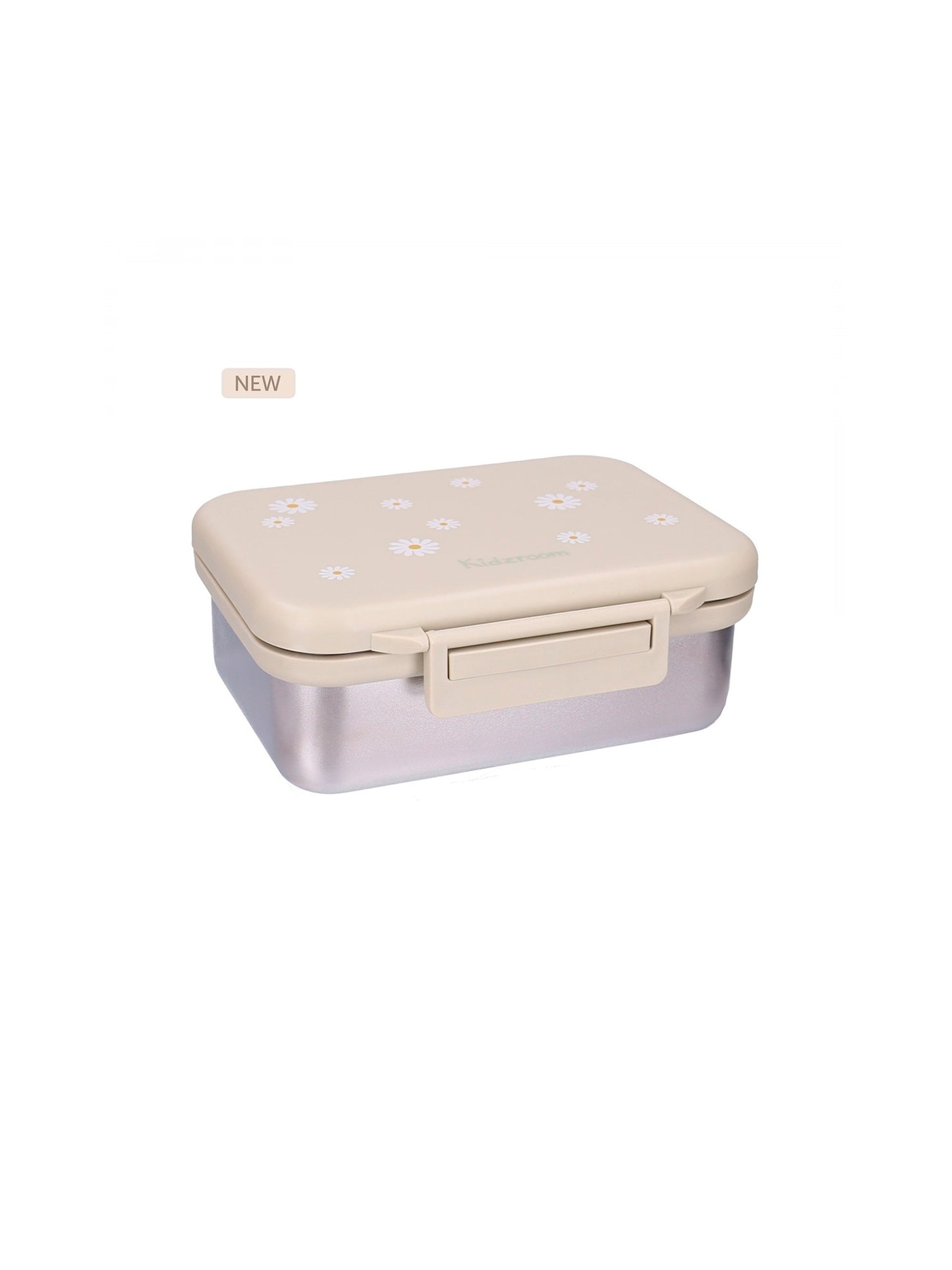 TUPPER-CAJA ALMUERZO ACERO INOX FLORES