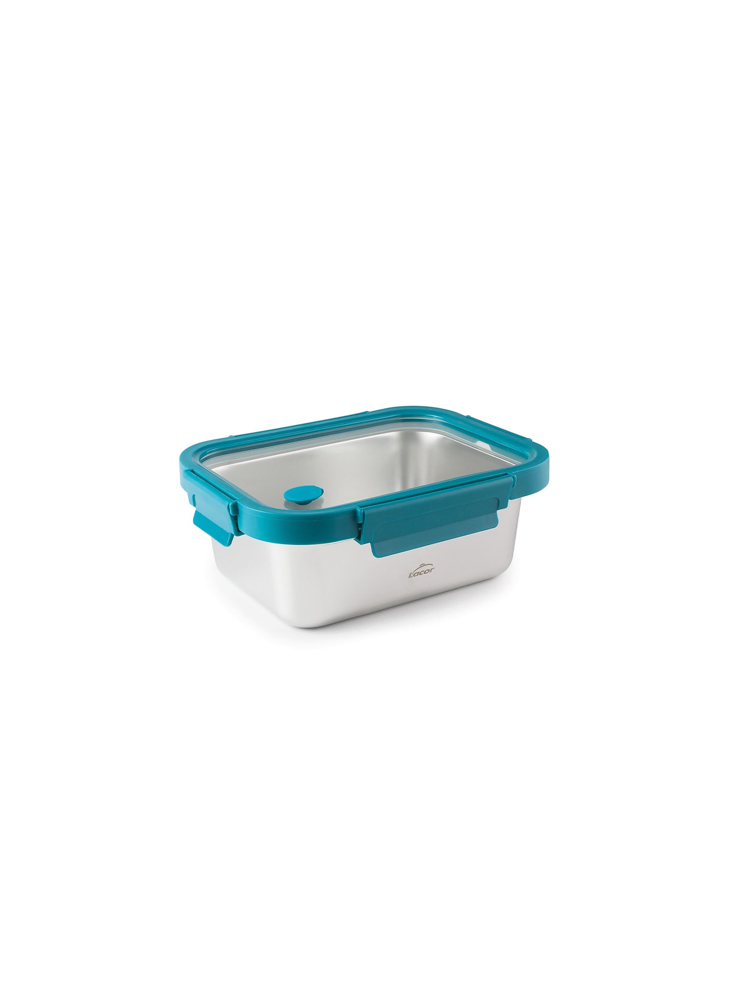 TUPPER ACERO RECTANGULAR 480 ml. APTO HORNO/MICROONDAS Lacor KIDSME