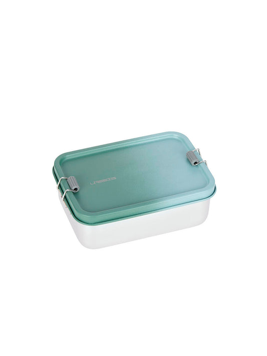 TUPPER-CAJA ALMUERZO ACERO GREEN