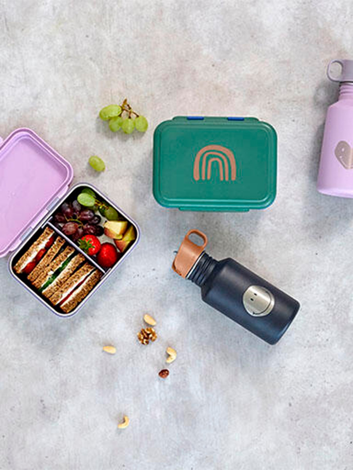 TUPPER-CAJA ALMUERZO ACERO INOX EXPLORER BLUE